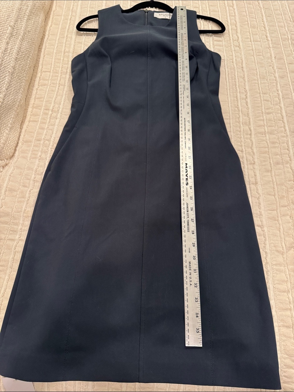 MM.LaFleur Constance Dress Dark Spruce Size 6 NWT Cotton Stretch Sheath Workwear - Picture 14 of 15